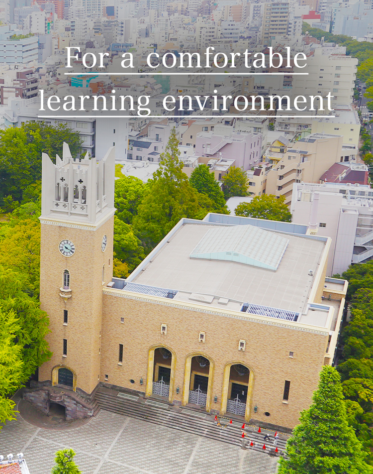 For a comfortable learning environment